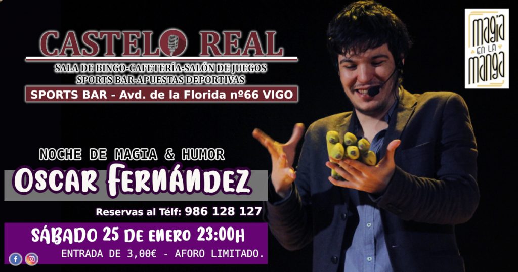 Noche de Magia con Óscar Fernández en Vigo.