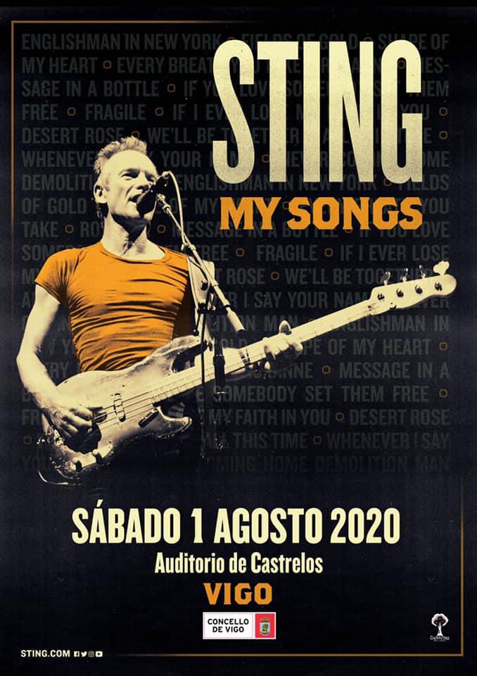 Gira Sting my songs en Vigo