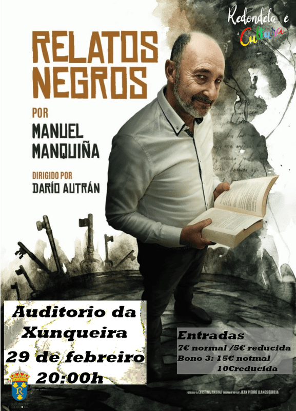 Relatos Negros de Manuel Manquiña en Redondela