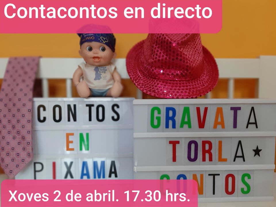 Gravata TorLa «Contos en pixama» Día del Libro Infantil.
