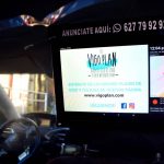 Publicidad digital en taxis