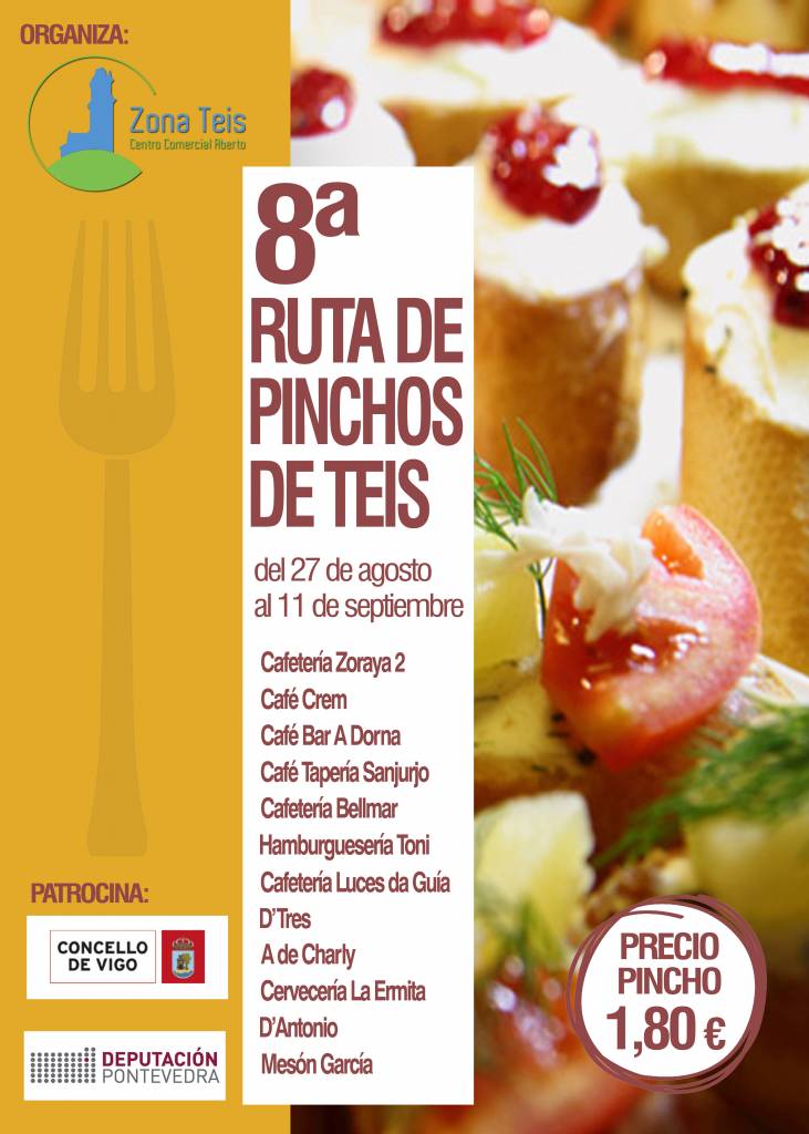 Vigoplan | Cartel Ruta Pinchos Teis
