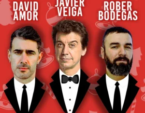 Vigoplan |  David Amor Javier Veiga Y Rober Bodegas Presentan Esfinter O Mellor Espectaculo Para Pechar O Ano