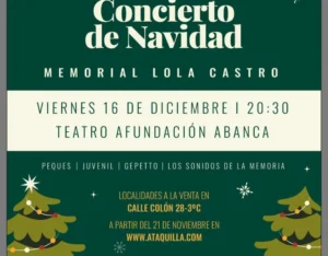Vigoplan |  10 Concierto De Navidad Memorial Lola Castro