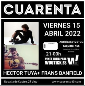 Vigoplan | Hector Tuya + Fran Banfield | Concierto En Vigo