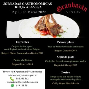 Vigoplan | Jornadas Gastronómicas Rioja Alavesa