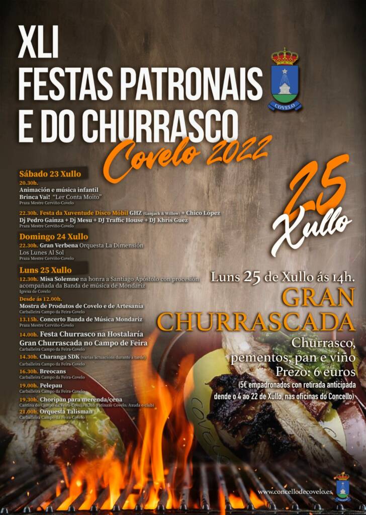 Vigoplan | Fiestas Patronales Y Del Churrasco Covelo 2022