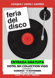 Vigoplan | Cartel Feria Del Disco Vigo Noviembre 2022