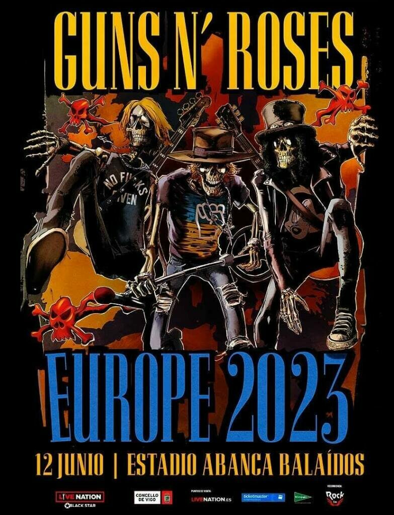 Vigoplan | Guns N’ Roses Recalará Este Verano En Vigo 