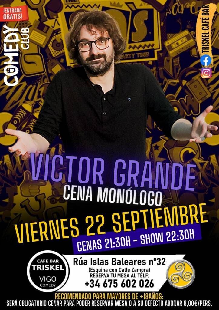 Vigoplan | Victor Grande Monólogo en Vigo