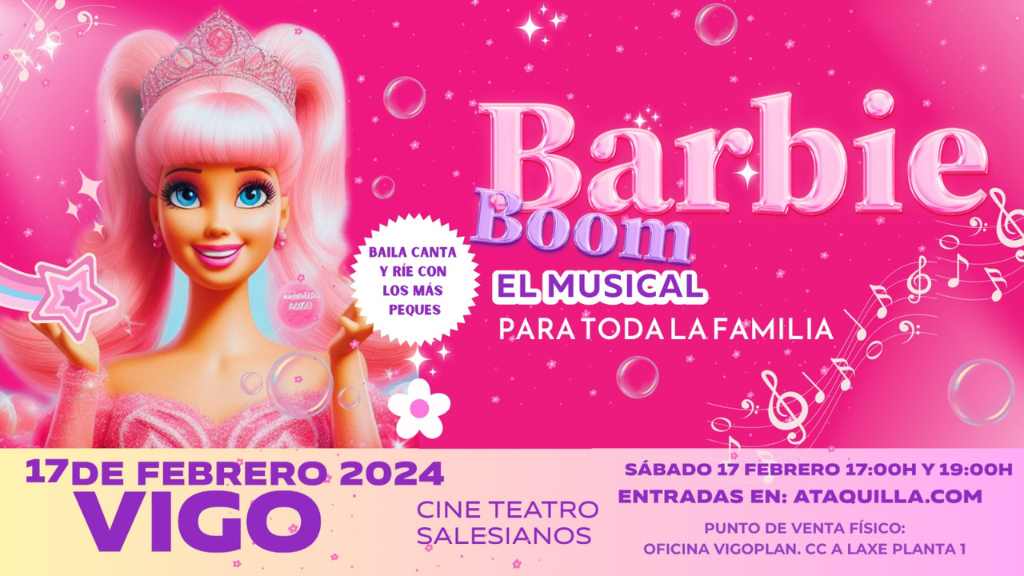 Lee más sobre el artículo Barbie Boom  | El Musical en Rosa Chicle