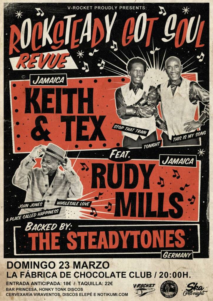 Vigoplan | 2025 3 23 Reggae Got Soul Revue Keith Tex Feat Rudy Mills Backed By The Steadytones