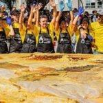 La tortilla más grande de la historia de Vigo