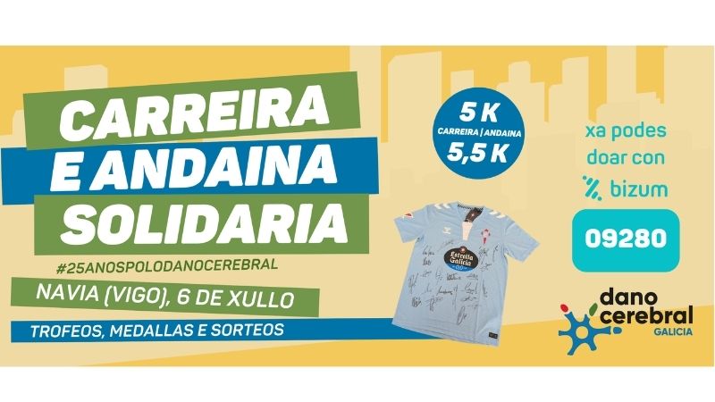 Vigoplan | El Próximo Domingo 6 De Julio, Vigo Acogerá La Cuarta Edición De La Carrera Y Andaina Solidaria #25anospolodanocerebral.