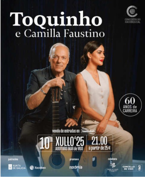 Vigoplan | Toquinho E Camila Faustino Concierto En Vigo