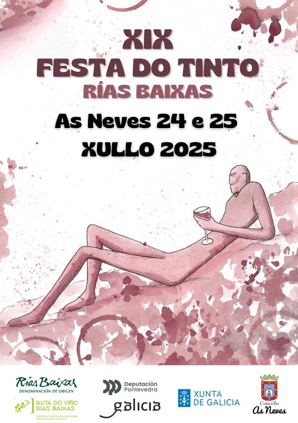 Vigoplan | Cartel Fiesta Del Tinto Rías Baixas 2025 De As Neves