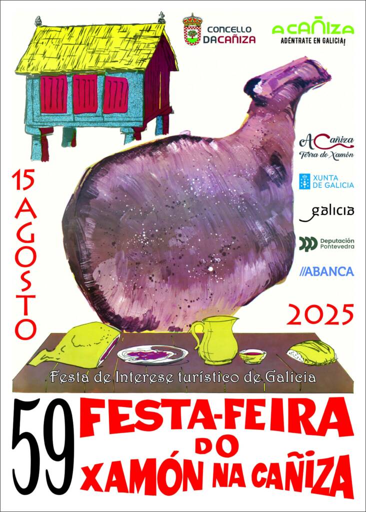 Vigoplan | Cartel De La Fiesta Feria Del Jamón 2025 A Cañiza