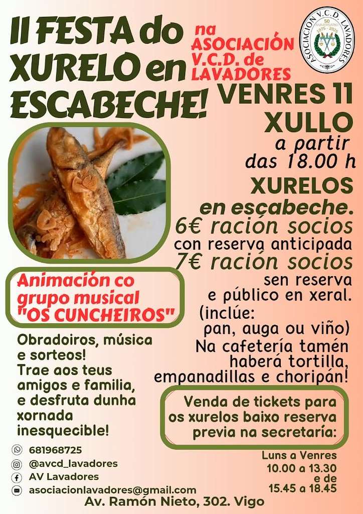 Vigoplan | Festa Do Xurelo En Escabeche De Lavadores Vigo Fiesta del Jurel en Escabeche