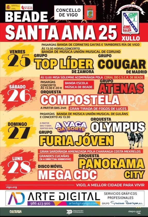 Vigoplan | Fiesta Santa Ana Beade Vigo 2025