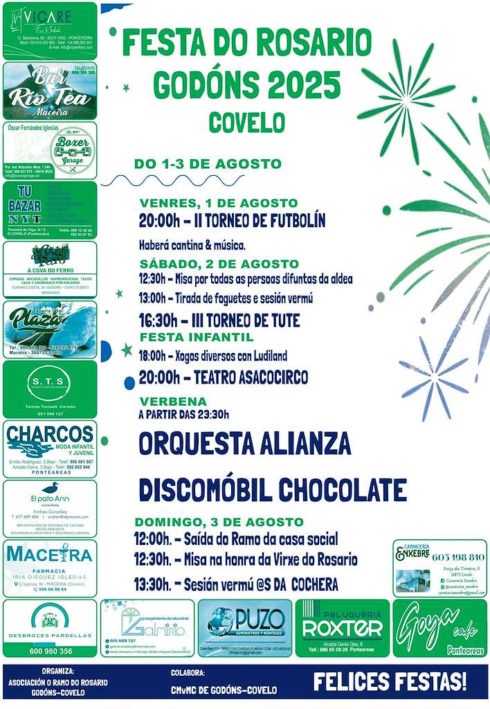 Vigoplan | Nuestra Señora Del Rosario De Godons Covelo 2025 Fiesta