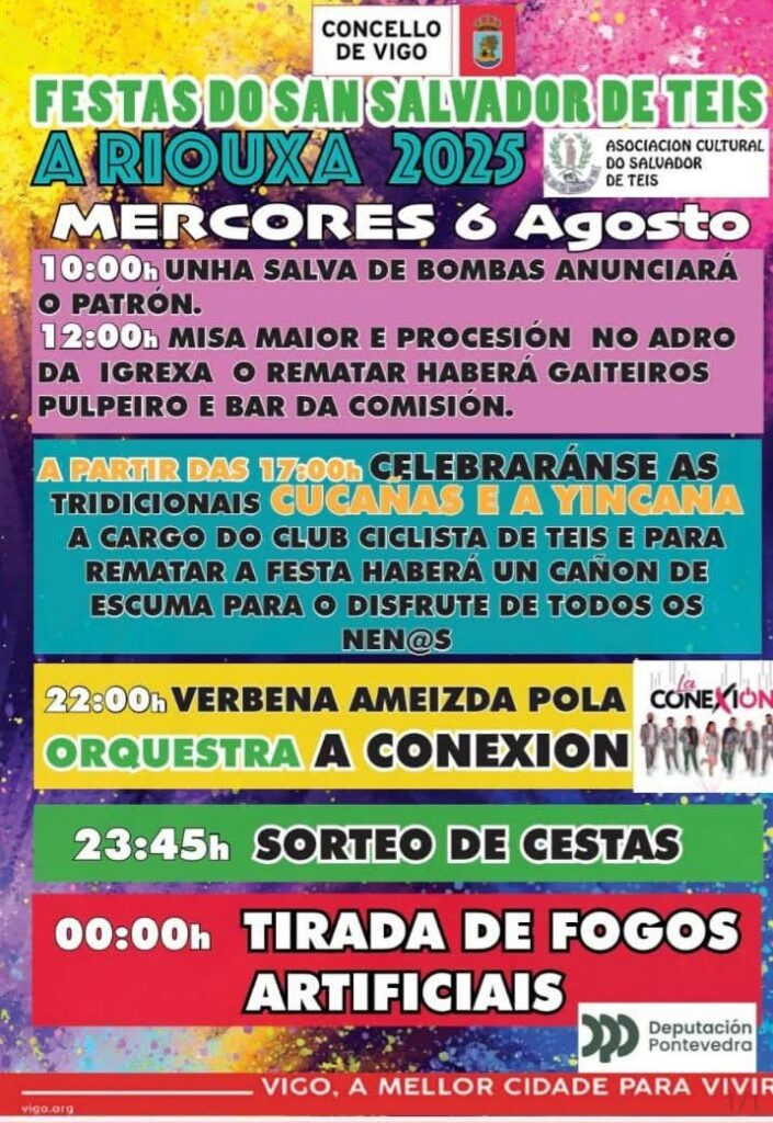 Vigoplan | Fiestas De San Salvador De Teis En A Riouxa 2025 Vigo