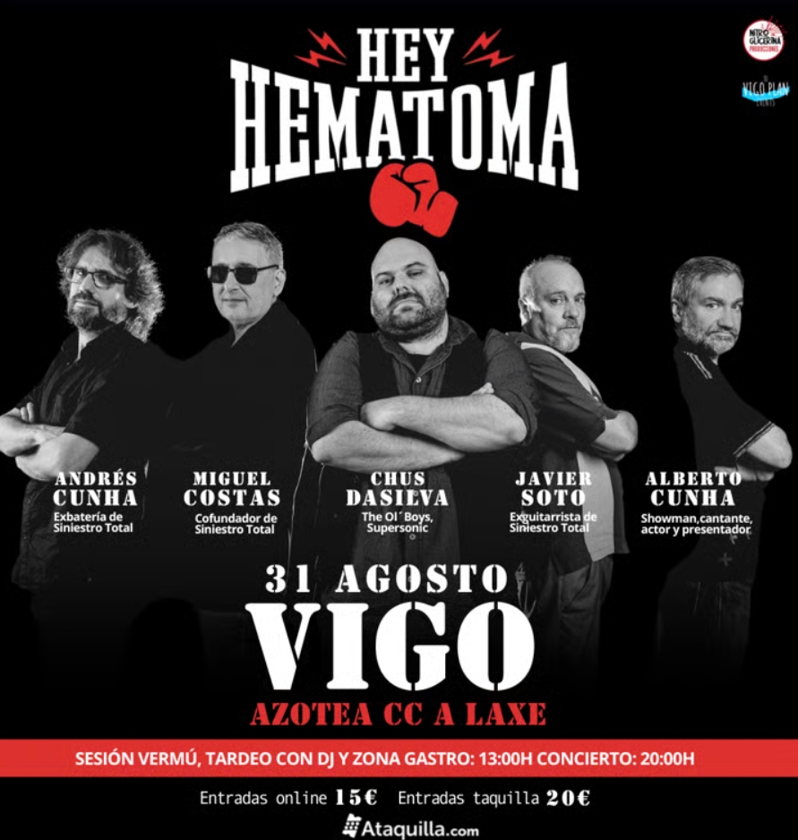 Vigoplan | Hey Hematoma Concierto En Vigo