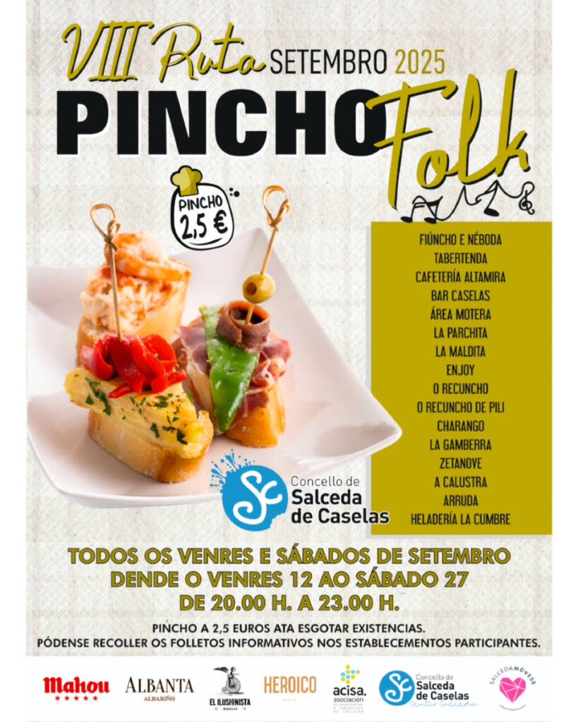 Vigoplan | Viii Edición Ruta Pincho Folk