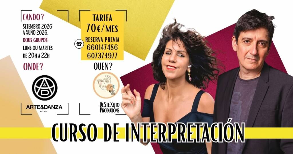 Vigoplan | Curso De Interpretacion 2026 Vigo Teatro