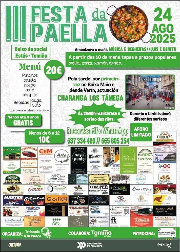 Vigoplan | Festa Da Paella De Estas Tomiño 2025