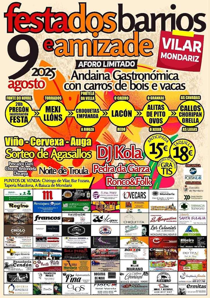 Vigoplan | Festas Dos Barrios E Amizade De Vilar Mondariz