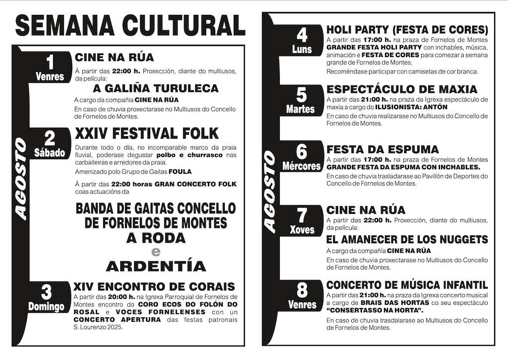 Vigoplan | Semana Cultural Fornelos De Montes 2025
