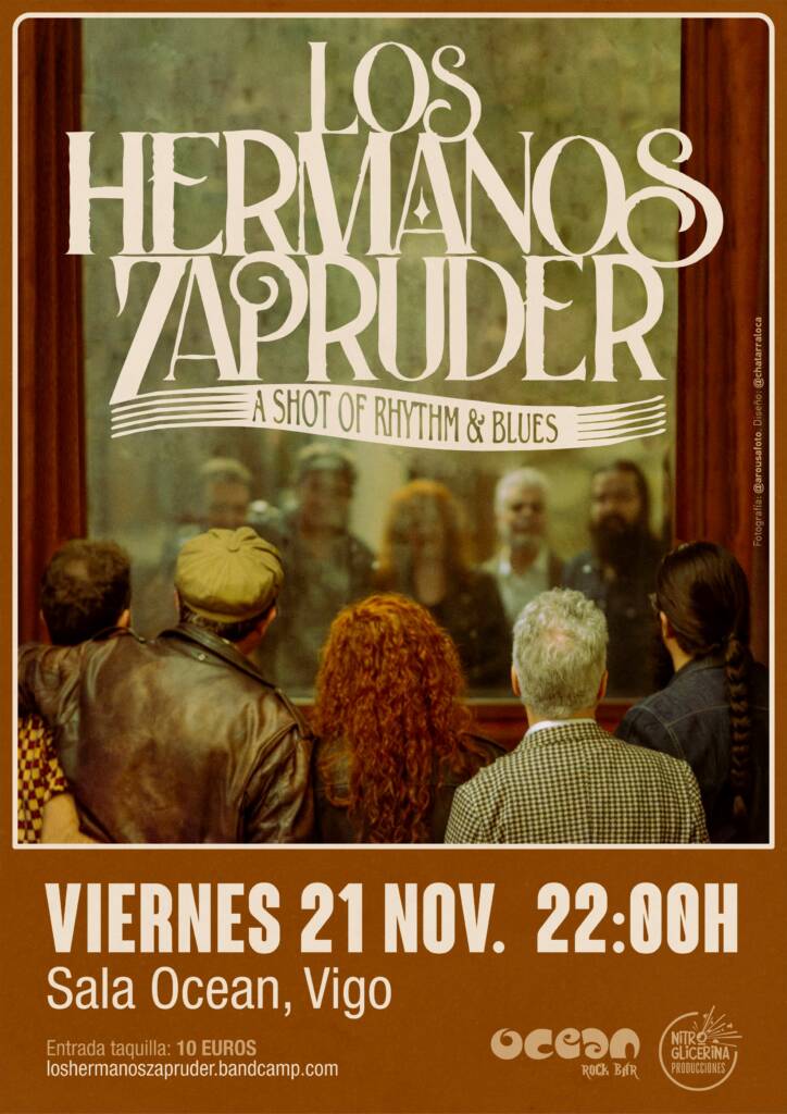 Vigoplan | Hermanos Zapruder Cartel Concierto Sala Ocean Vigo 210x297mm 300ppp