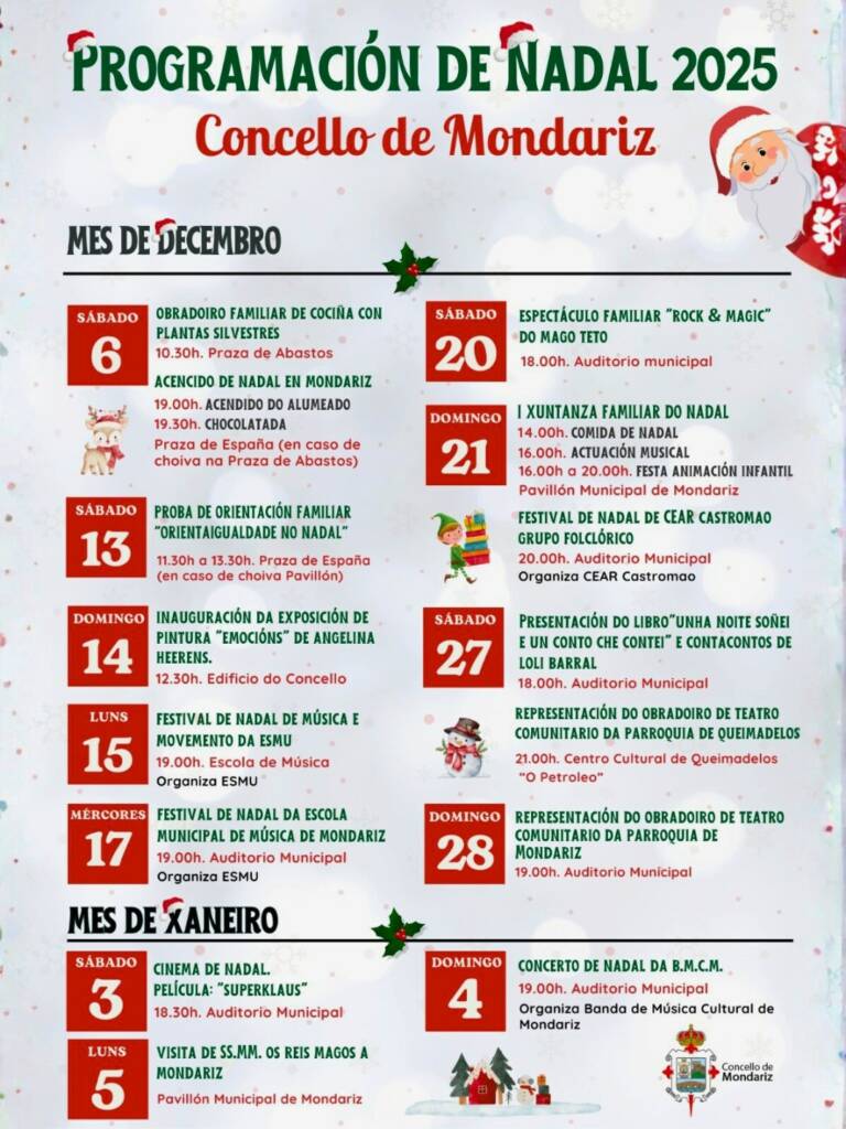 Vigoplan | Cartel Navidad Mondariz 2025