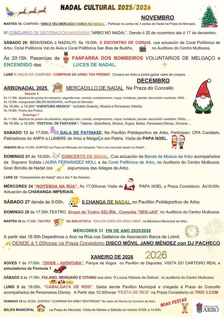 Vigoplan | Nadal Cultural Cabalgata De Reis Arbo 2025