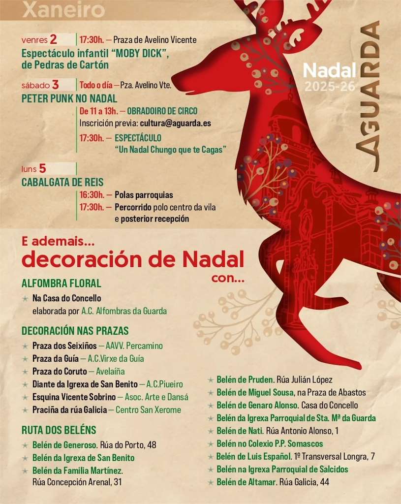 Vigoplan | Programa De Nadal Cabalgata De Reis A Guarda 2026