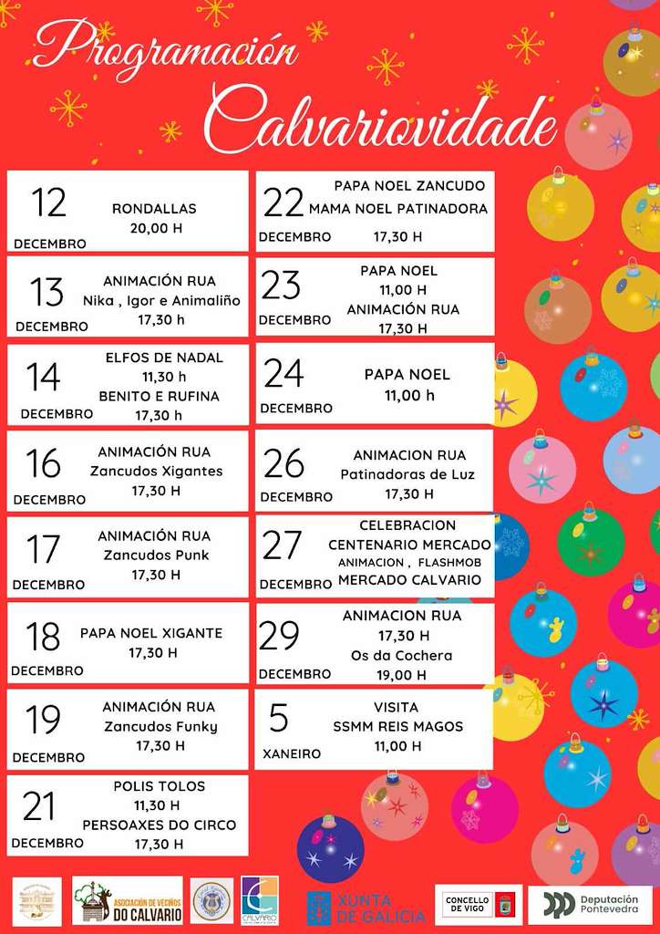 Vigoplan | Programa De Nadal Do Calvario Visita Dos Reis Vigo 2025