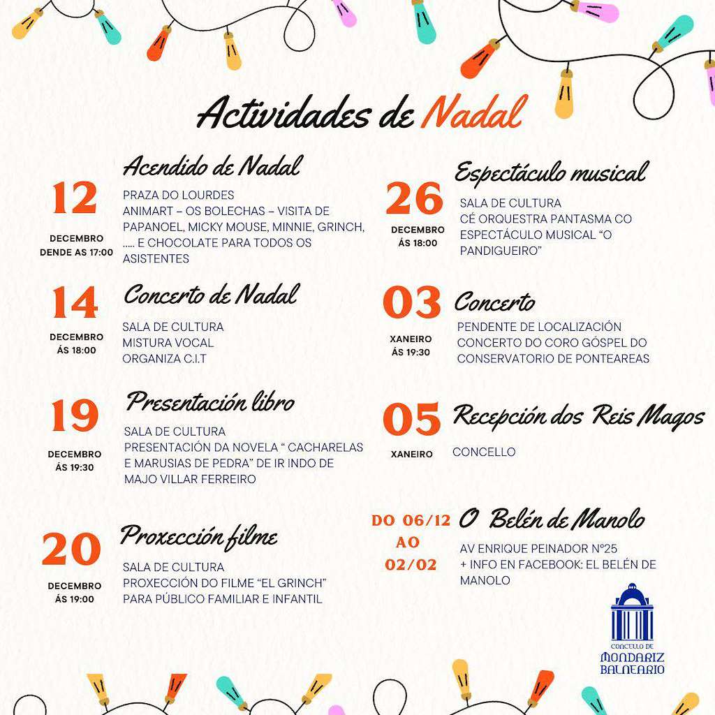 Vigoplan | Programa De Nadal Recepcion De Reis Mondariz Balneario 2025