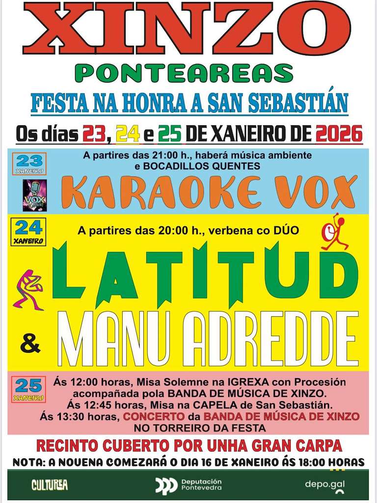 Vigoplan | San Sebastián De Xinzo Ponteareas 2026