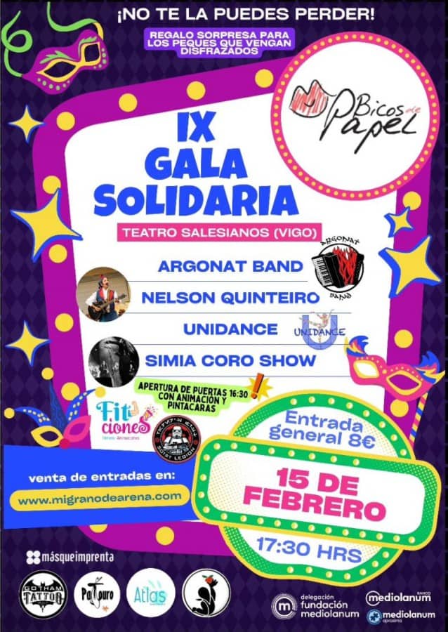 Vigoplan | Gala Solidaria Bicos De Papel