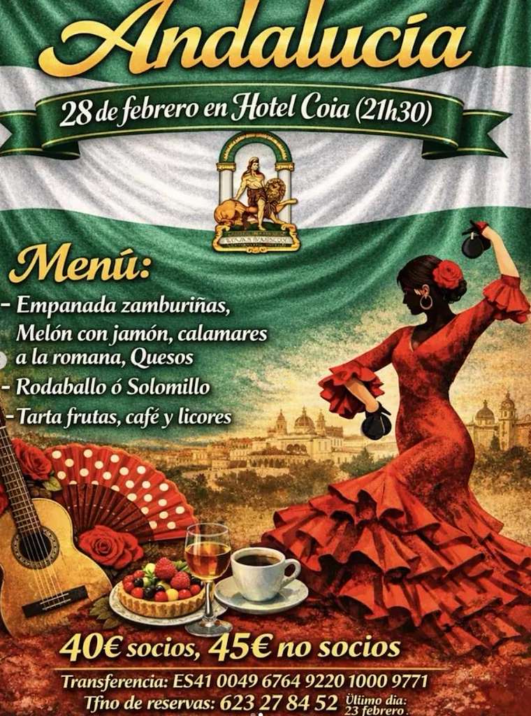 Vigoplan | Dia De Andalucia Vigo 2026 Menú