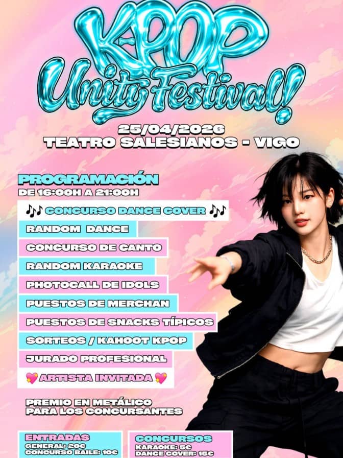 Vigoplan | K Pop Unity Festival! Cine Teatro Salesianos Vigo
