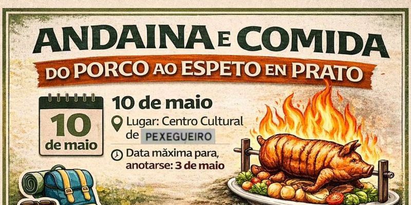 Vigoplan | Andaina E Comida Do Porco O Espeto De Pexegueiro