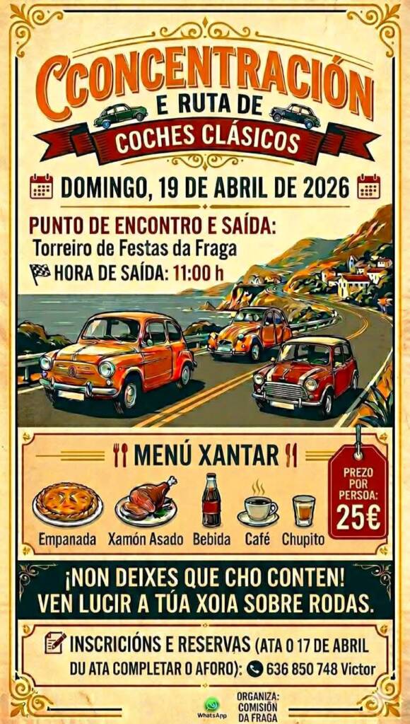 Vigoplan | Ruta De Coches Clásicos En A Fraga