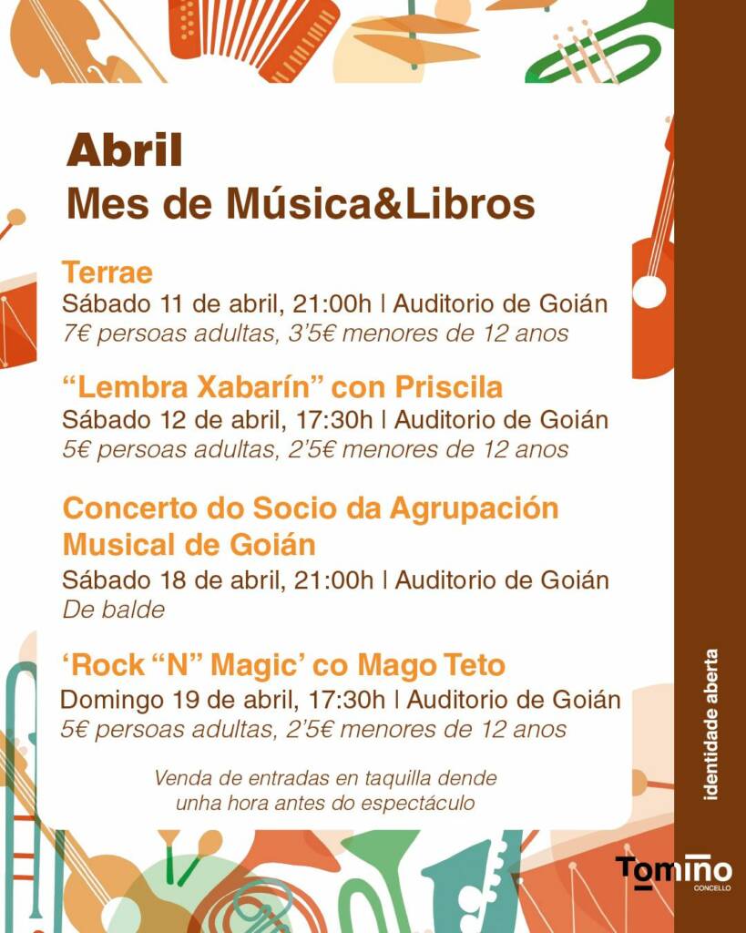 Vigoplan | Abril, Mes De La Música & Libros