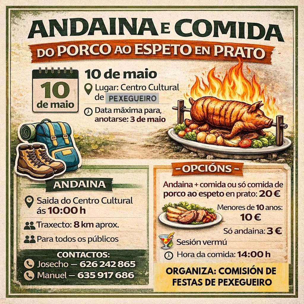 Vigoplan | Andaina E Comida Do Porco O Espeto