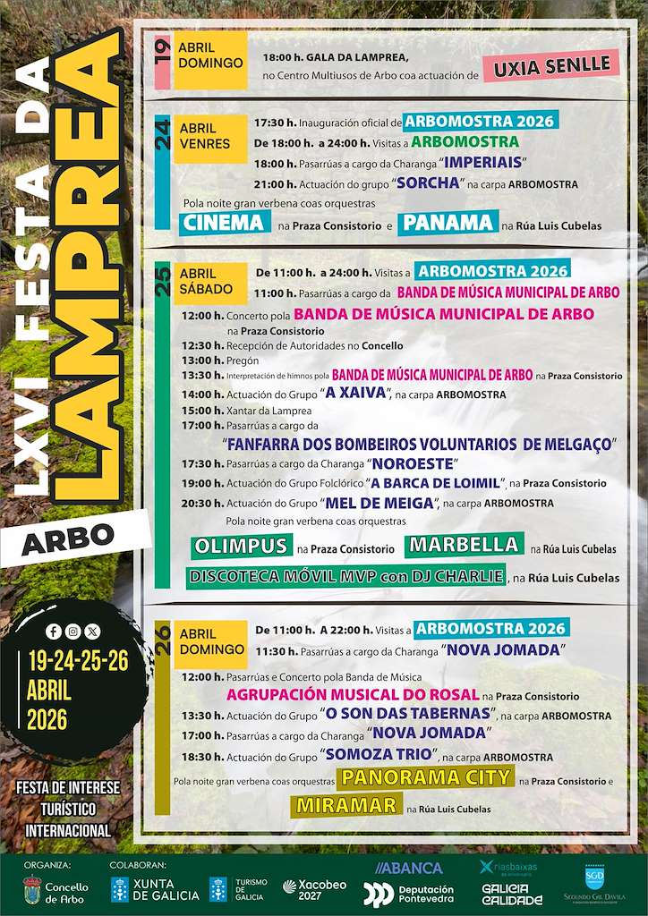 Vigoplan | Festa Da Lamprea Arbo 2026
