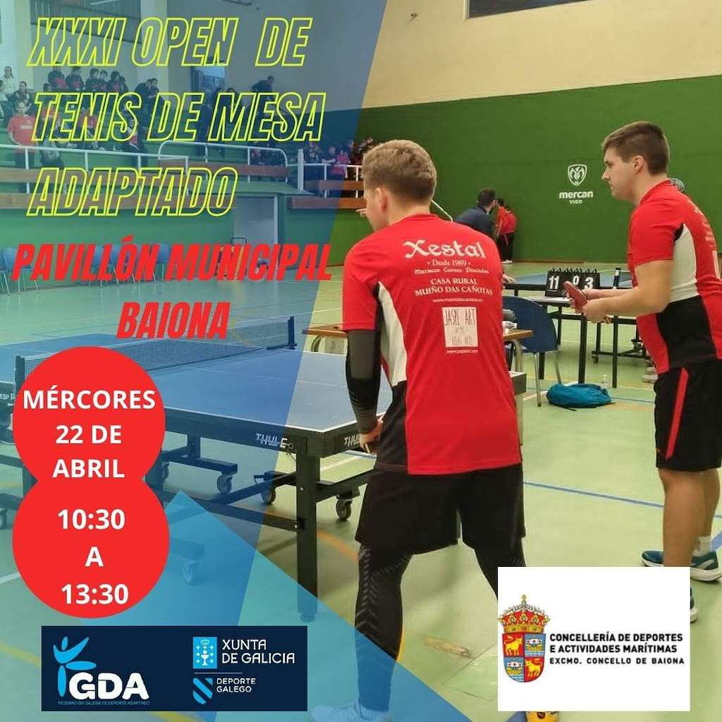 Vigoplan | Open De Tenis De Mesa Adaptado Baiona Img50562n1t0