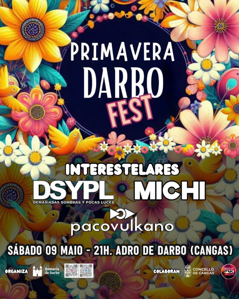 Vigoplan | Cartel Primavera Darbo Fest 9 De Mayo 2026 Cangas Interestelares Dsypl
