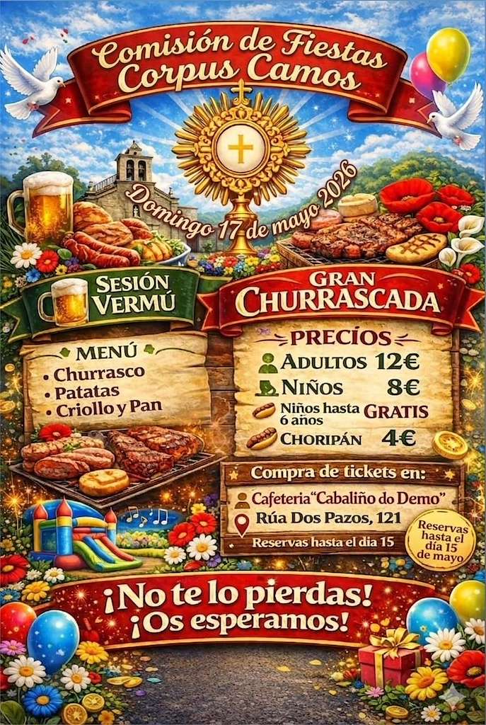 Vigoplan | Churrascada Del Corpus De Camos Nigran 2026