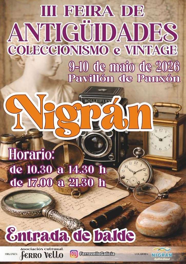 Vigoplan | Feira De Antigüidades Coleccionismo E Vintage Nigran 2026